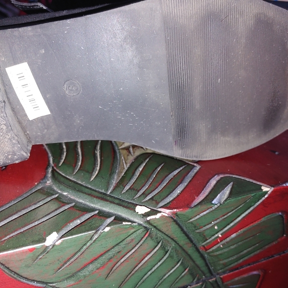 Torrid size 9 Black Buckle Boots w/flat heel - Picture 3 of 6